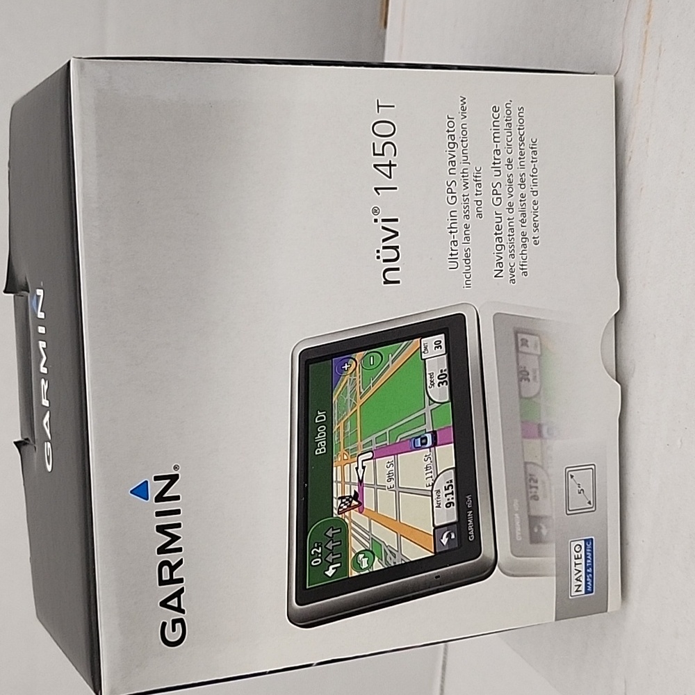 Garmin Nuvi 1450T 5" GPS USA Canada Maps Traffic Vehicle Auto NEW IN BOX